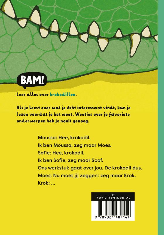 Achterkant van Hee, krokodil
