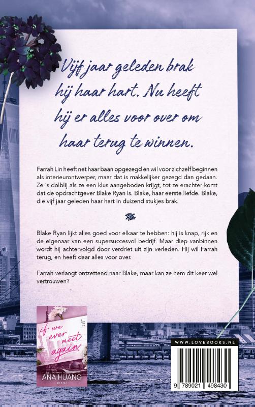 Achterkant van If the sun never sets