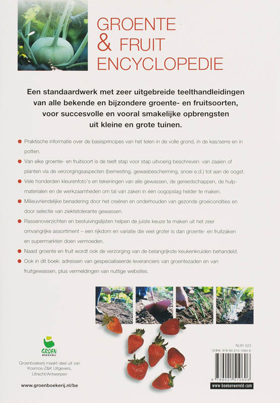 Achterkant van Groente & Fruit Encyclopedie