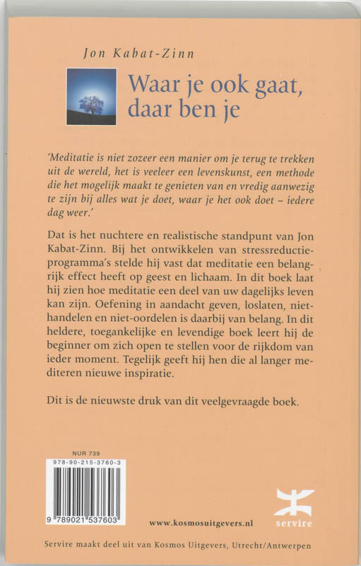 Achterkant van Waar je ook gaat, daar ben je
