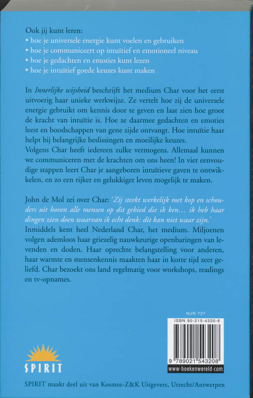 Achterkant van Innerlijke wijsheid