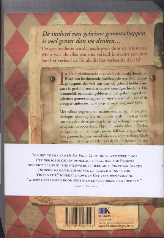 Achterkant van De geheime geschiedenis van de wereld