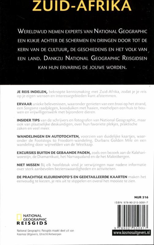 Achterkant van Zuid-Afrika