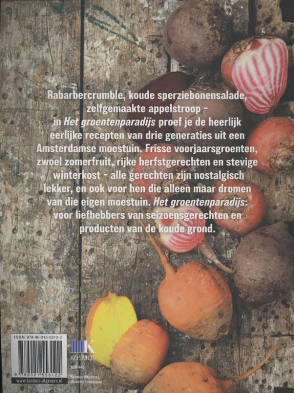 Achterkant van Het groentenparadijs