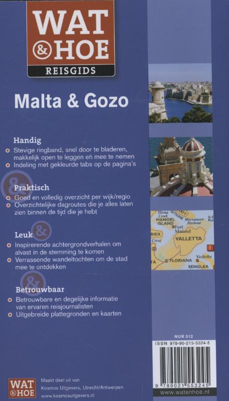 Achterkant van Malta en Gozo
