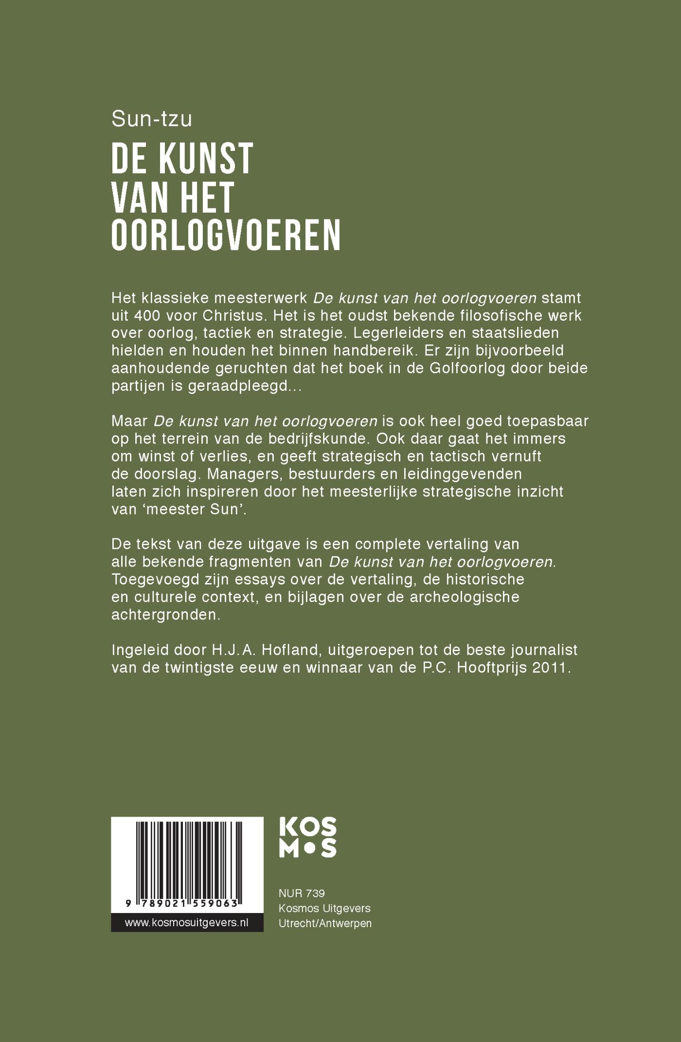 Achterkant van De kunst van het oorlogvoeren