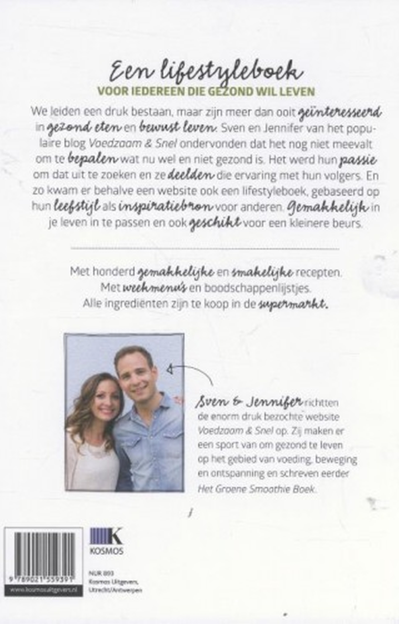 Achterkant van Gezond leven doe je zo!