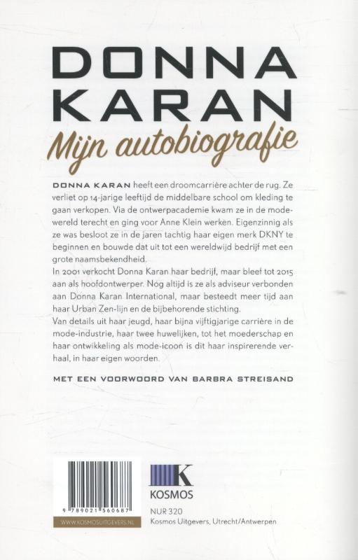 Achterkant van Donna Karan