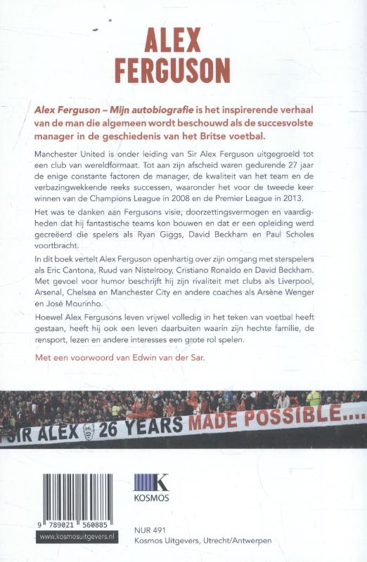 Achterkant van Alex Ferguson