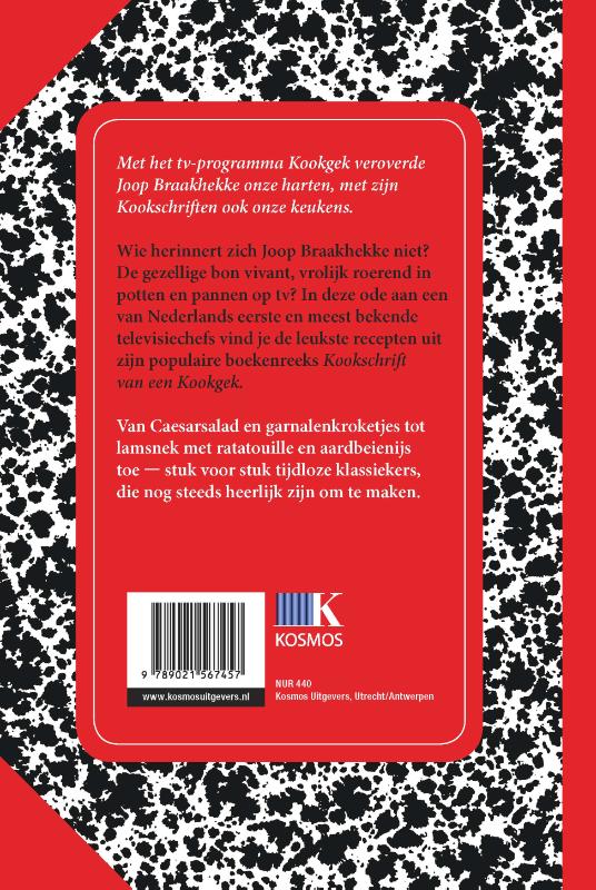 Achterkant van Het beste van Kookschrift van een Kookgek
