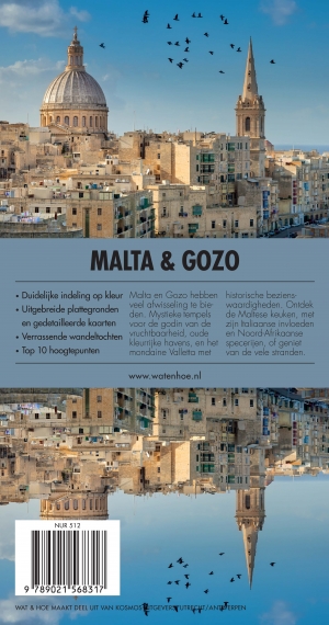 Achterkant van Malta en Gozo