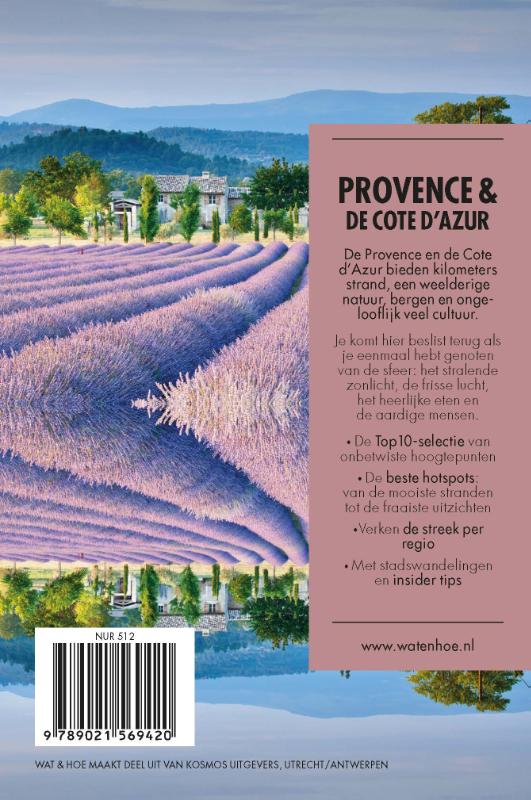 Achterkant van Provence & de Cote d'Azur
