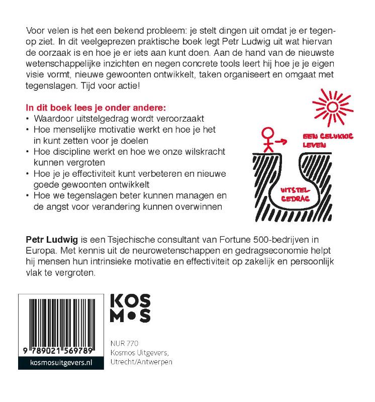 Achterkant van Een einde aan uitstelgedrag