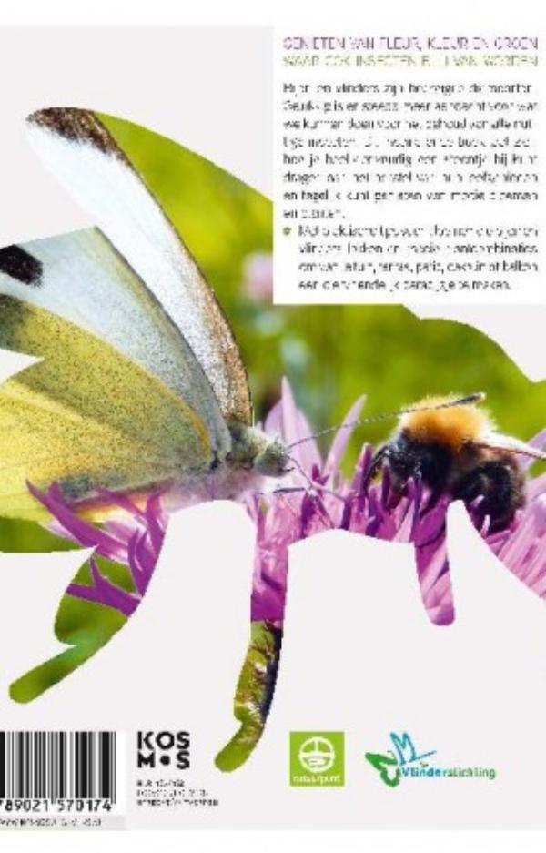 Achterkant van Een tuin voor bijen & vlinders