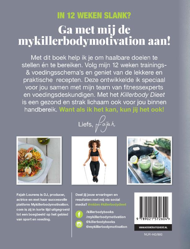 Achterkant van Killerbody Dieet