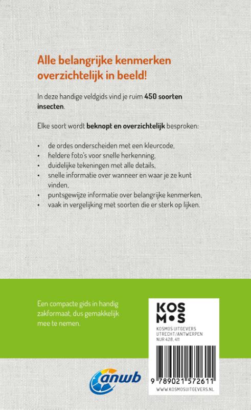 Achterkant van Welk insect is dat? ANWB Insectengids