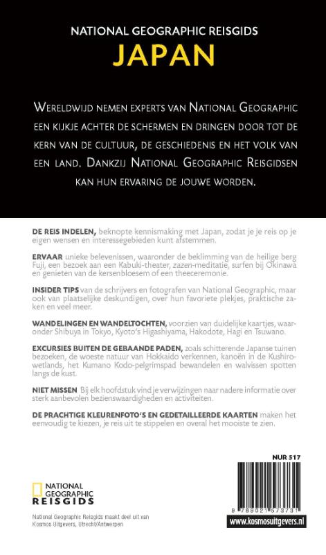 Achterkant van Japan