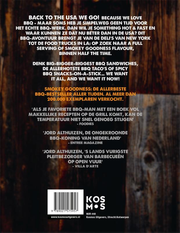 Achterkant van Smokey Goodness Burgers & BBQ Bites