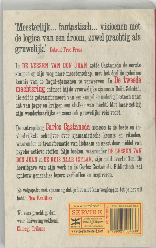 Achterkant van De tweede machtsring