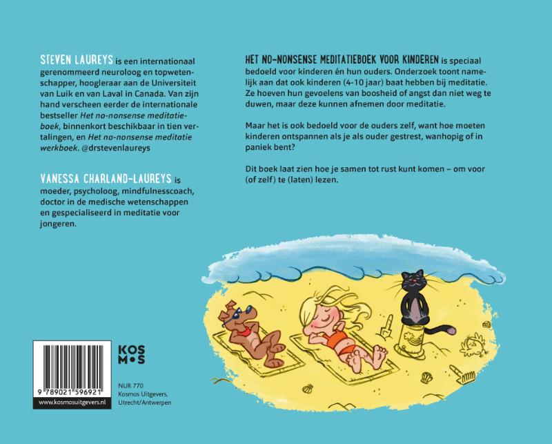Achterkant van Het no-nonsense meditatieboek voor kinderen