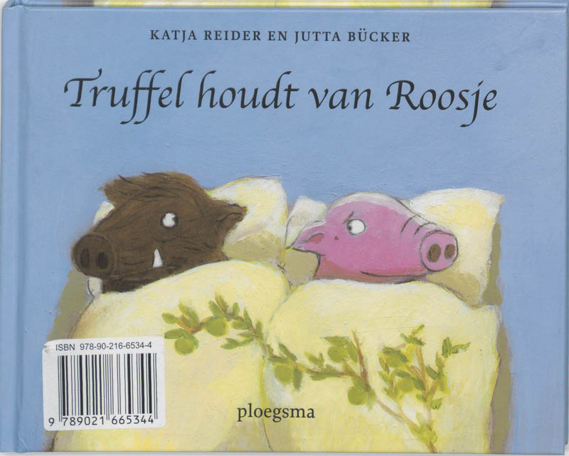 Achterkant van Truffel houdt van Roosje / Roosje houdt van Truffel