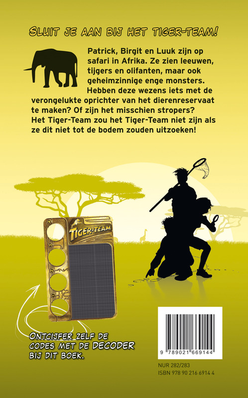 Achterkant van De monster-safari