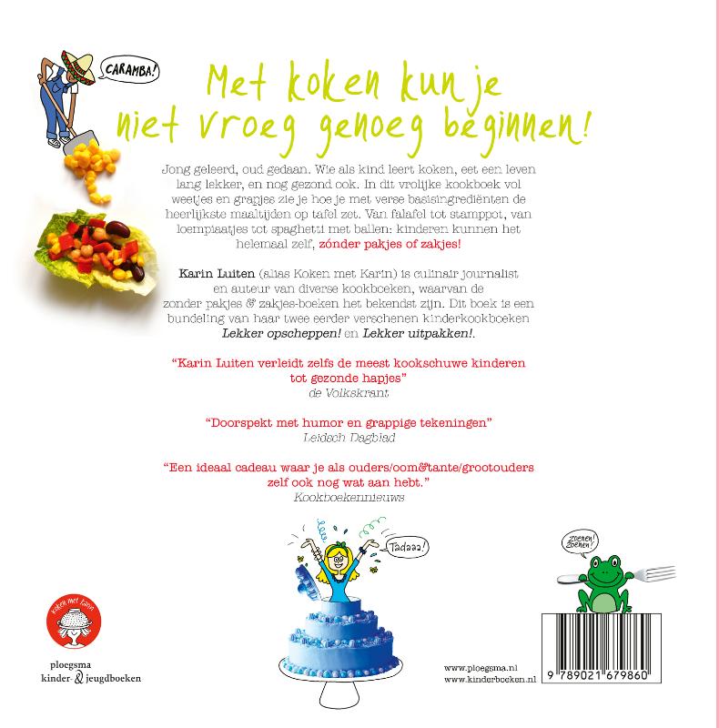 Achterkant van Het grote kinderkookboek