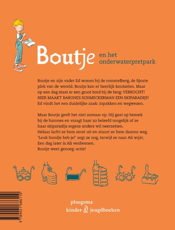 Achterkant van Boutje en het onderwaterpretpark