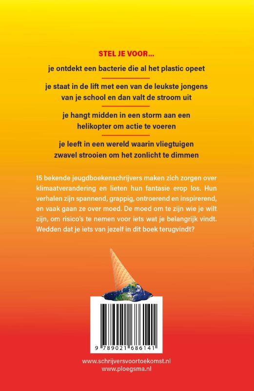 Achterkant van Hoopvolle verhalen over het einde van de wereld