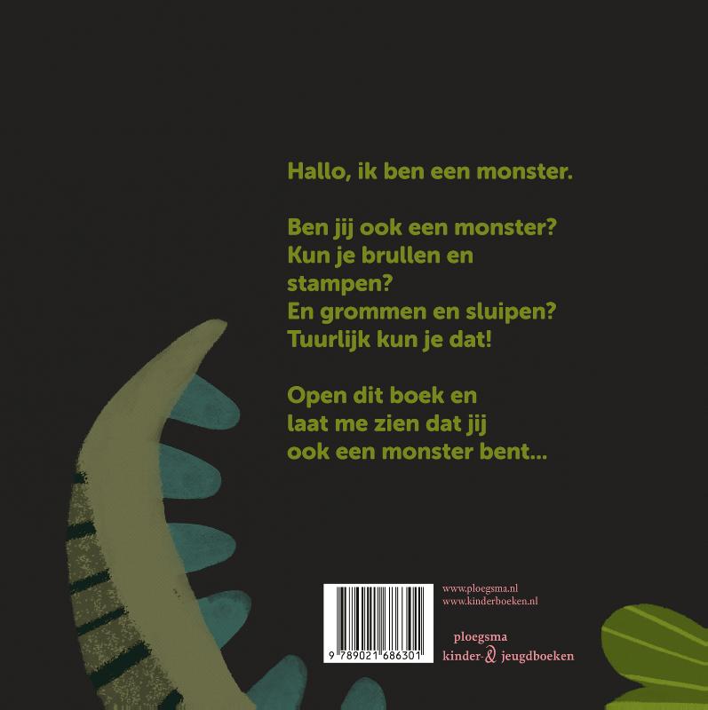 Achterkant van Ben jij een monster?
