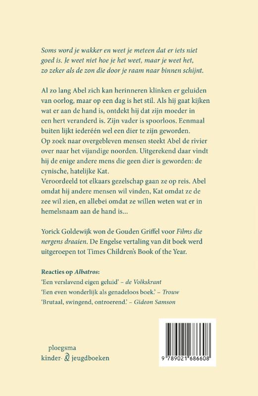 Achterkant van Albatros