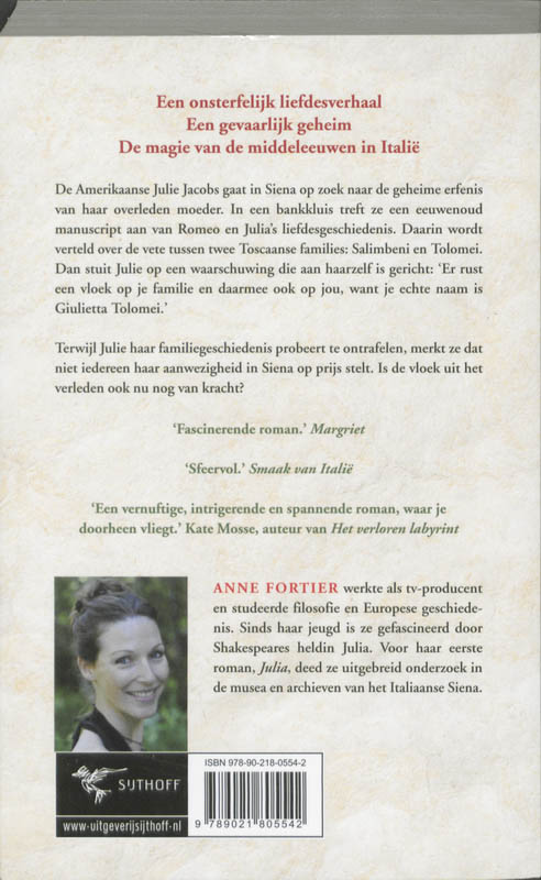 Achterkant van Julia