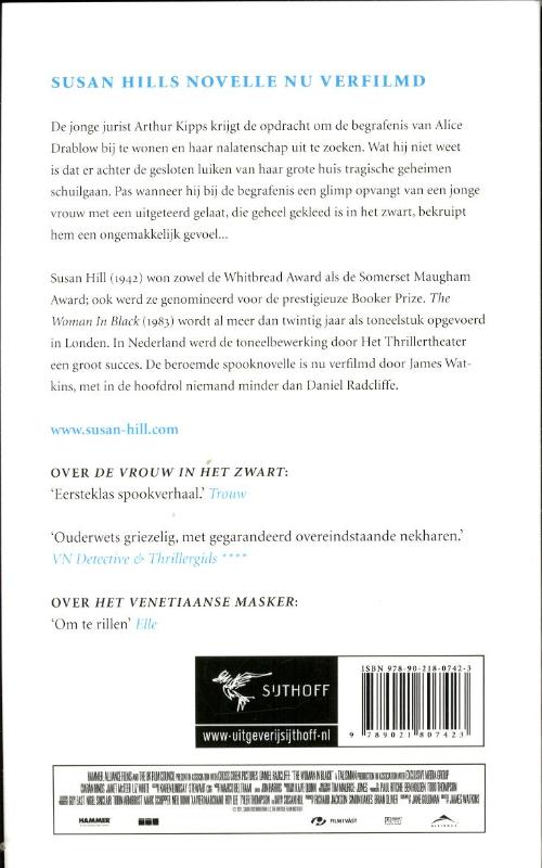 Achterkant van Vrouw in het zwart