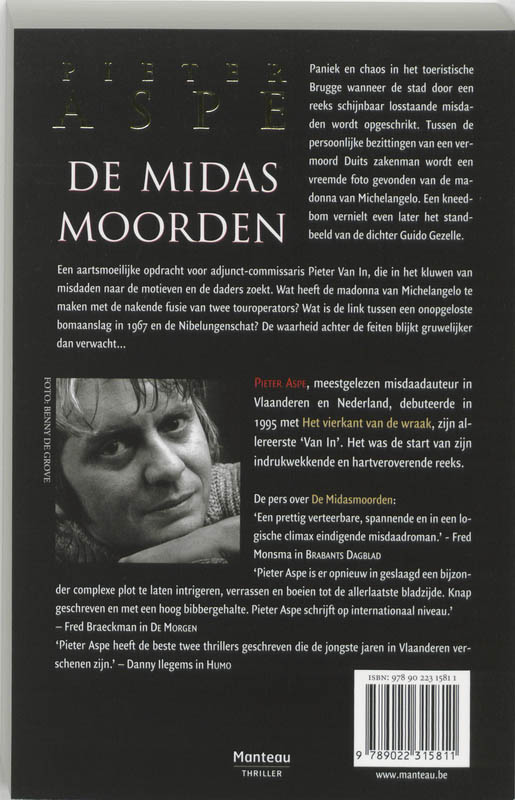 Achterkant van De midasmoorden