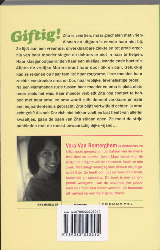 Achterkant van Giftig!