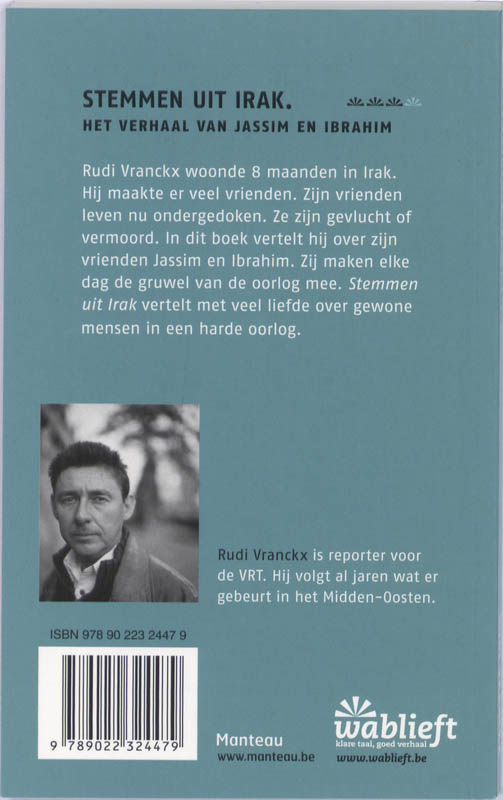 Achterkant van Stemmen uit Irak