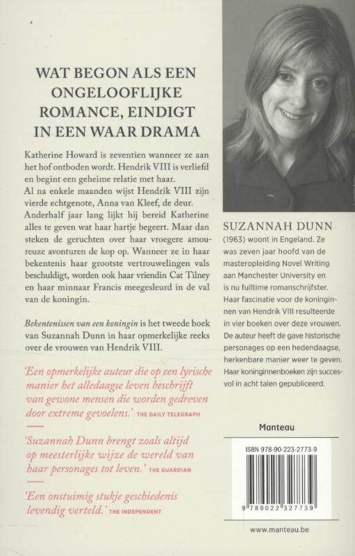 Achterkant van Bekentenissen van een koningin