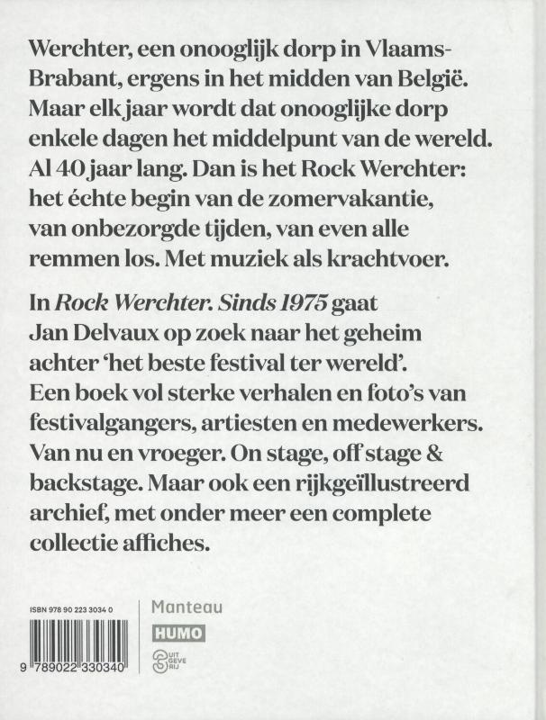 Achterkant van Rock Werchter