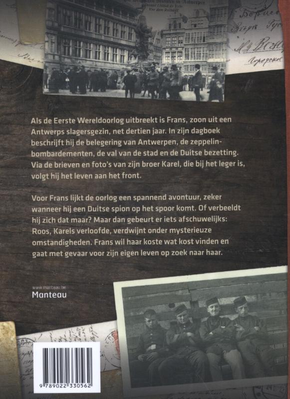 Achterkant van Oorlogspost