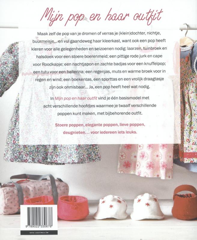 Achterkant van Mijn pop en haar outfit