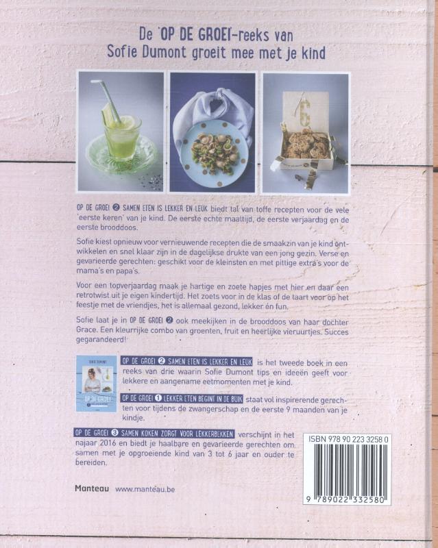 Achterkant van Samen eten is lekker en leuk