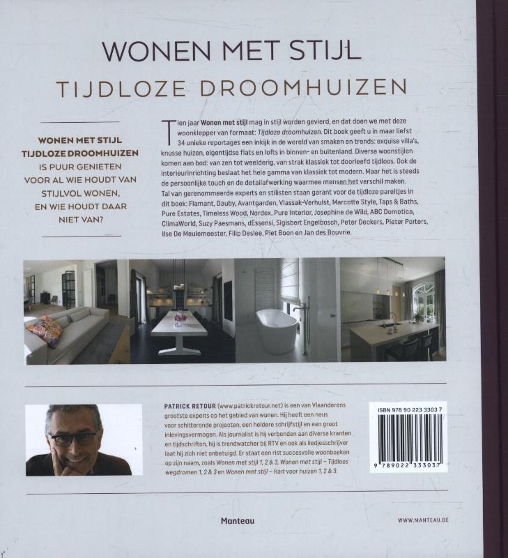 Achterkant van Tijdloze droomhuizen