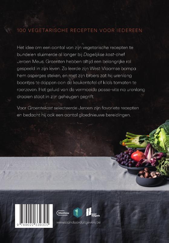 Achterkant van Groentekost