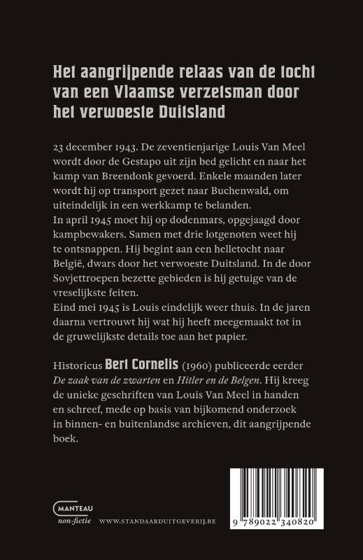 Achterkant van Door Duitse puinen
