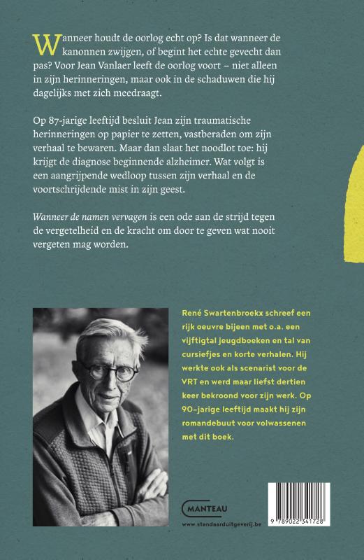 Achterkant van Wanneer de namen vervagen