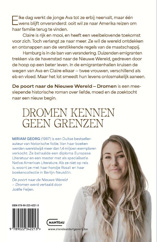 Achterkant van De poort naar de Nieuwe Wereld-Dromen