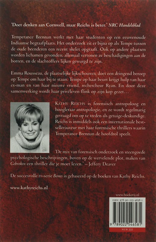 Achterkant van Gebroken