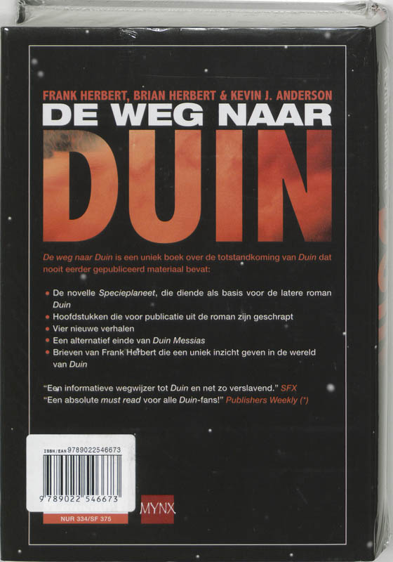 Achterkant van De weg naar Duin