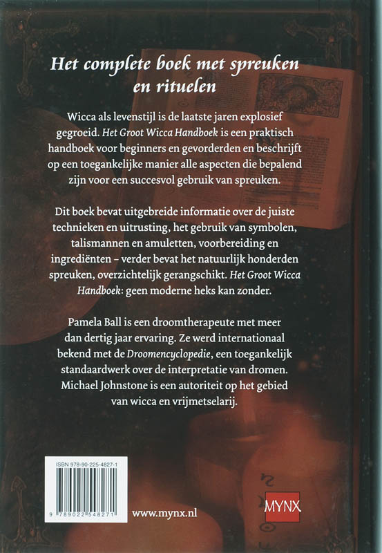 Achterkant van Het groot Wicca