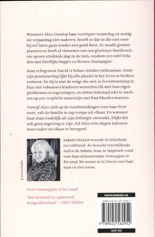 Achterkant van Het tuinfeest